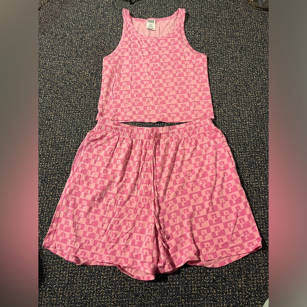 Pink pajama set